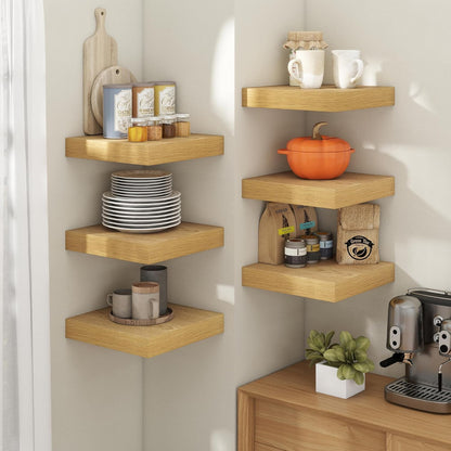 72 Inch Long Floating Shelves for Wall Set of 2, 12"D Wood Grain Bathroom Shelves with Invisible Brackets, Easy Install Engineered Wood Storage Shelves for Kitchen, Living Room, Bedroom, Black Finish