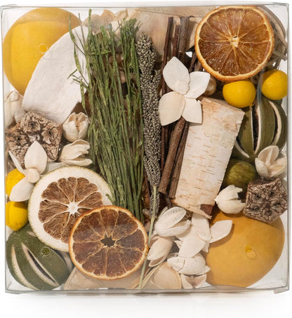 ANDALUCA Maison Box Fragrance Potpourri Decorative Vase & Bowl Filler Home Décor (Coconut Sandalwood)