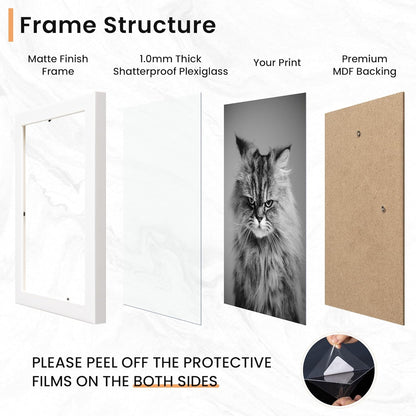 Venusmiles 15 Pack Picture Frames Collage Wall Decor, Gallery Frame Set for Wall Mounting or Tabletop Display, Multi Sizes Including 3pcs 8x10, 6pcs 5x7, 6pcs 4x6, Oak