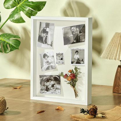 11x14 Shadow Box Display Case Picture Frame with Soft Linen Back, Large Deep Black Shadow Box 11x14 for Flowers Medal Display Case Jersey pet Graduation Memorabilia Baby Ltems Crafts Photos