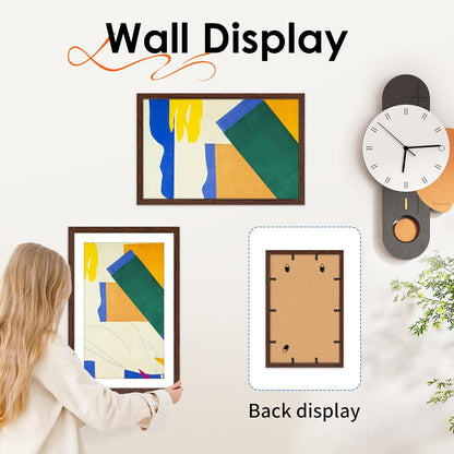 FIXSMITH 10 Pack Picture Frames Collage Wall Decor for Mounting or Tabletop Display, Gallery Wall Frame Set with Two 8x10 Black Frames, Four 5x7 Frames and Four 4x6 Frames, Multi-Pack Photo Frame Set