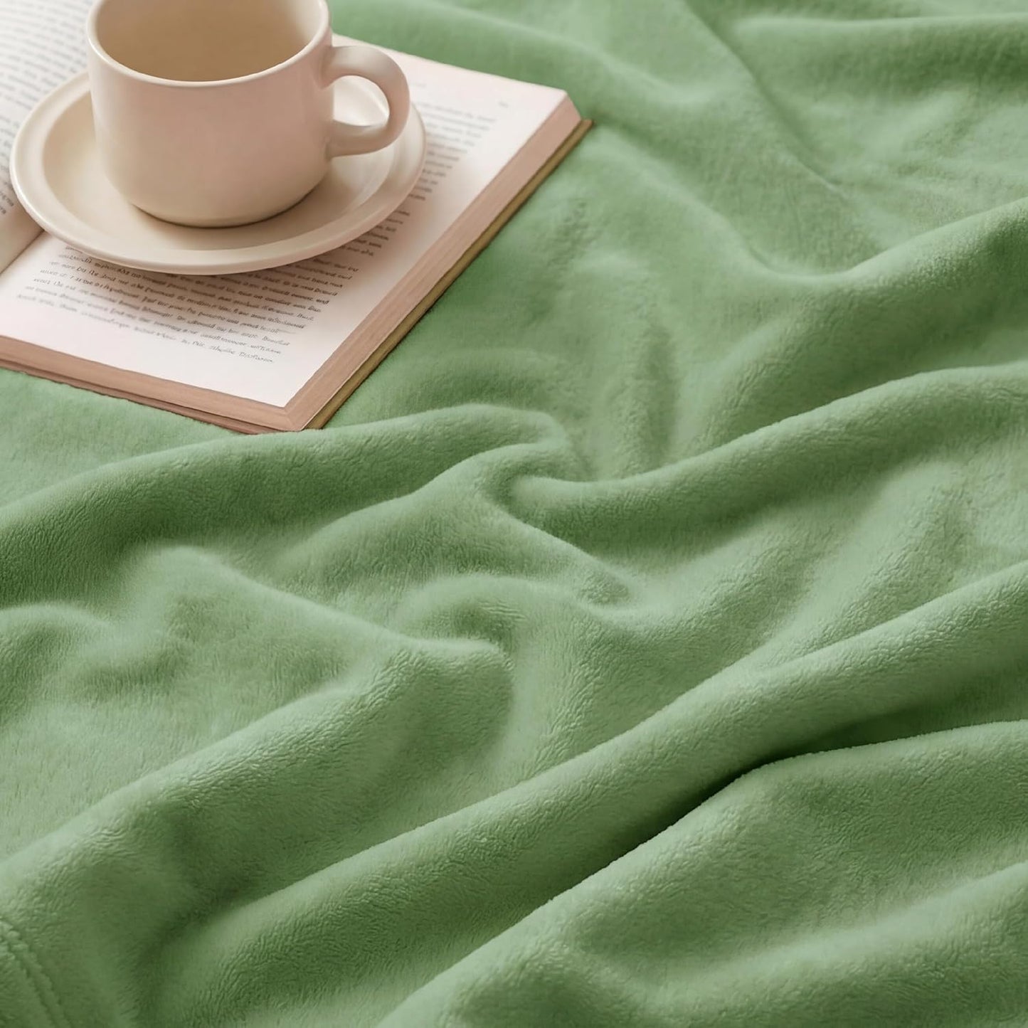 Bedsure GentleSoft Fleece Throw Blanket for Couch Grey - Lightweight Plush Fuzzy Cozy Soft Blankets and Throws for Sofa, Couch, Travel, Camping, 50x60 inches - Colors A