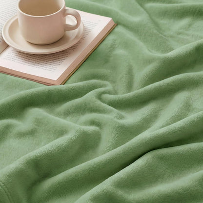 Bedsure GentleSoft Fleece Throw Blanket for Couch Grey - Lightweight Plush Fuzzy Cozy Soft Blankets and Throws for Sofa, Couch, Travel, Camping, 50x60 inches - Colors A