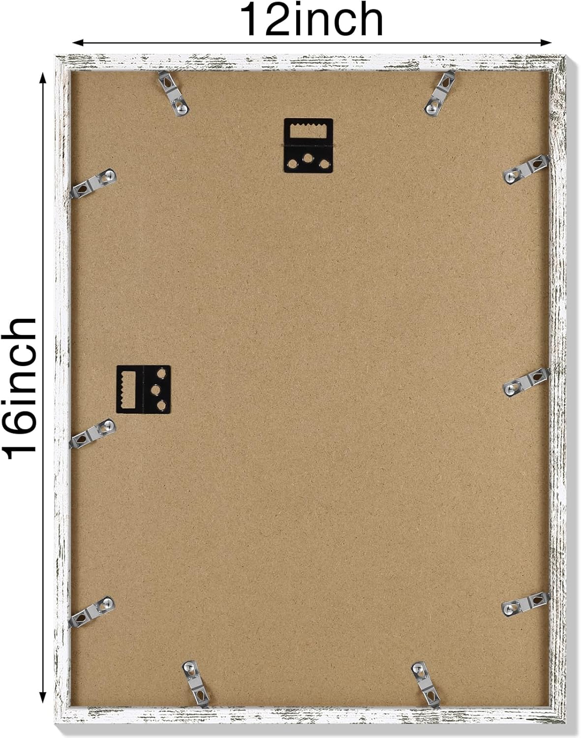 Vittanly 11x14 Picture Frame, Display Pictures 8x10 with Mat or 11x14 without Mat, Photo Frame for Wall Mounting, Black, 1 Pack - Colors B