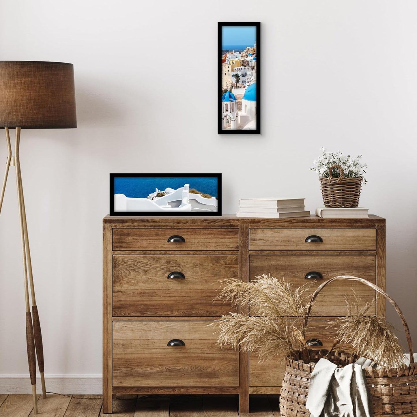 Americanflat 12x18 Poster Frame with Shatter-Resistant Glass - Signature Collection - Gallery-Style Frames Made of Engineered Wood - Photo Frame for Wall Display - Black - Colors C