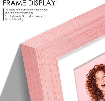 DUENPY 14x26 Collage Picture Frame 4x6 Collage Picture Frame Displays Twelve 4x6 inch Photos Available Horizontal Wall Mounting Display and Vertical Black - Colors B