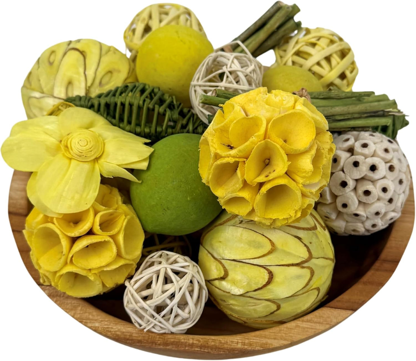 ANDALUCA Decorative Balls Bag Bowl Filler Home Decor (Beige)