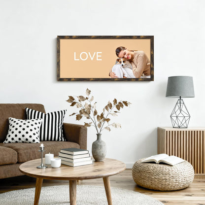 DUENPY 14x26 Collage Picture Frame 4x6 Collage Picture Frame Displays Twelve 4x6 inch Photos Available Horizontal Wall Mounting Display and Vertical Black - Colors A