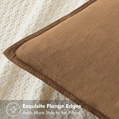MIULEE Decorative Long Lumbar Throw Pillow Cover for Bed 14x36 Natural Beige Boho Farmhouse Neutral Couch Pillowcase Pack of 1 Accent Modern Sofa Cushion Livingroom Home Decor (Covers Only)