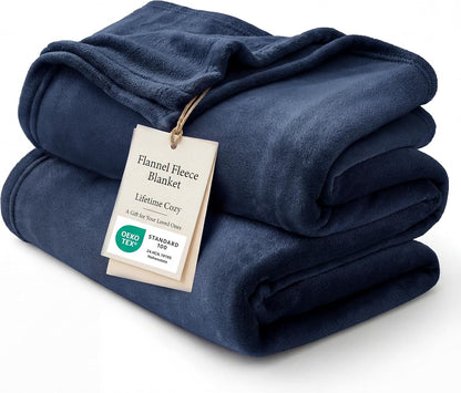 Bedsure GentleSoft Fleece Throw Blanket for Couch Grey - Lightweight Plush Fuzzy Cozy Soft Blankets and Throws for Sofa, Couch, Travel, Camping, 50x60 inches - Colors B