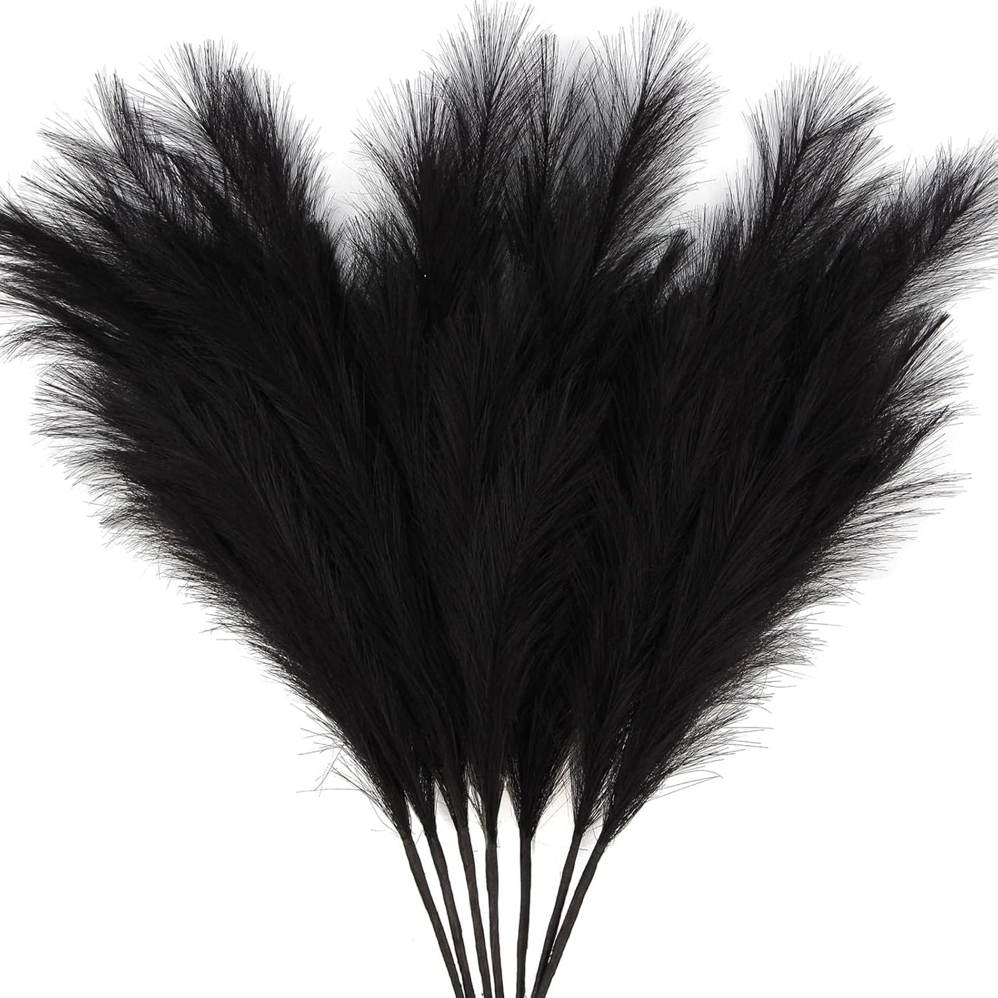 ZIFTY 7-Pcs 38"/3.1FT Faux Pampas Grass Large Tall Fluffy Artificial Fake Flower Bedroom Decor Boho Decor Bulrush Reed Grass for Vase Filler Farmhouse Home Wedding Decor (Beige Mixed)