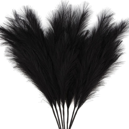 ZIFTY 7-Pcs 38"/3.1FT Faux Pampas Grass Large Tall Fluffy Artificial Fake Flower Bedroom Decor Boho Decor Bulrush Reed Grass for Vase Filler Farmhouse Home Wedding Decor (Beige Mixed)