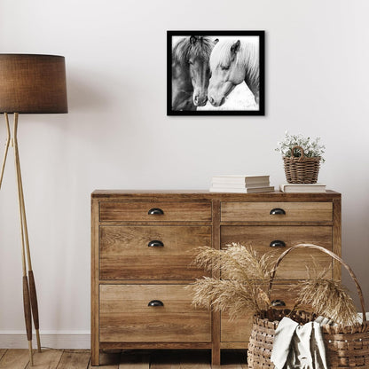 Americanflat 12x18 Poster Frame with Shatter-Resistant Glass - Signature Collection - Gallery-Style Frames Made of Engineered Wood - Photo Frame for Wall Display - Black - Colors B