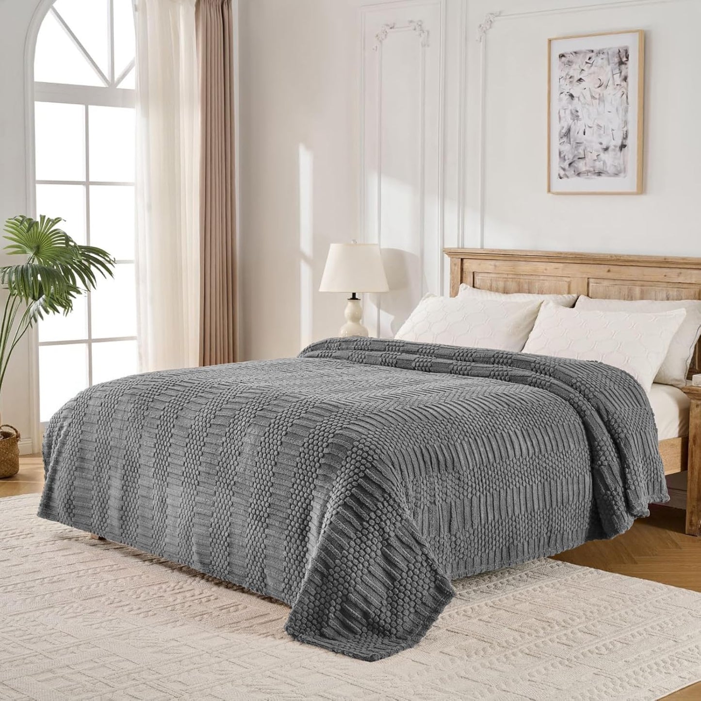 50x70 Inch Rust Throw Blanket - Soft & Fluffy Fleece, Cute & Aesthetic, Perfect for Sofa, Couch, Chair, Bed, Living Room & Bedroom, All-Season Use, Plush & Cozy Decorative Blanket