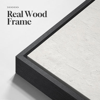 Large Framed Neutral Abstract Wall Art for Living Room, 3 Piece Modern Canvas Prints Paintings Artwork for Walls, Black and Beige Pictures for Living Room Hallway Stair Office Wall Decor 24x36 Inch
