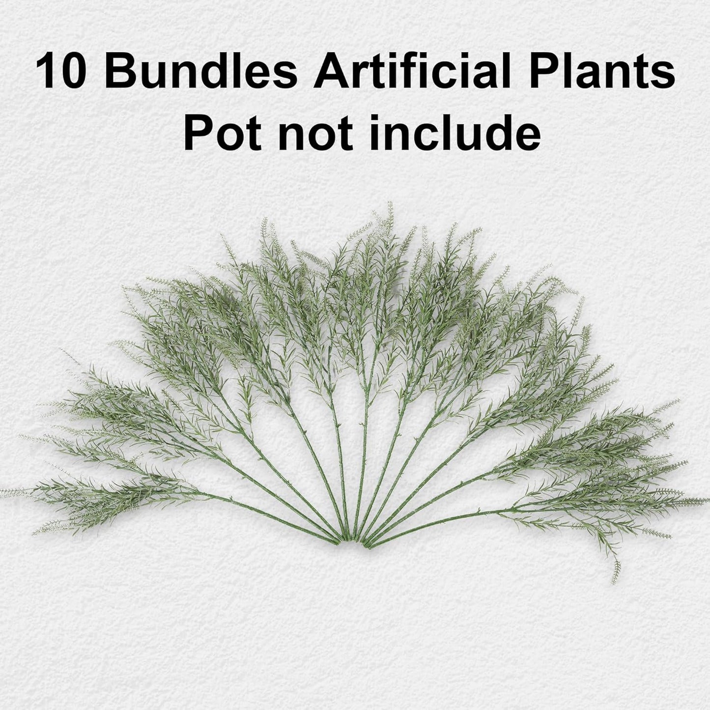 HyeFlora 5PCS Artificial Eucalyptus Leaves Stem Plants for Spring Decor, 32.7 inch Fake Leaves Greenery Branches Green Shrubs Silk Faux Foliage DIY Stems for Festival Home Kitchen Farmhouse(Green)