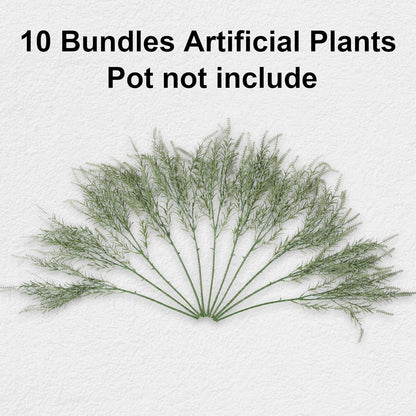 HyeFlora 5PCS Artificial Eucalyptus Leaves Stem Plants for Spring Decor, 32.7 inch Fake Leaves Greenery Branches Green Shrubs Silk Faux Foliage DIY Stems for Festival Home Kitchen Farmhouse(Green)