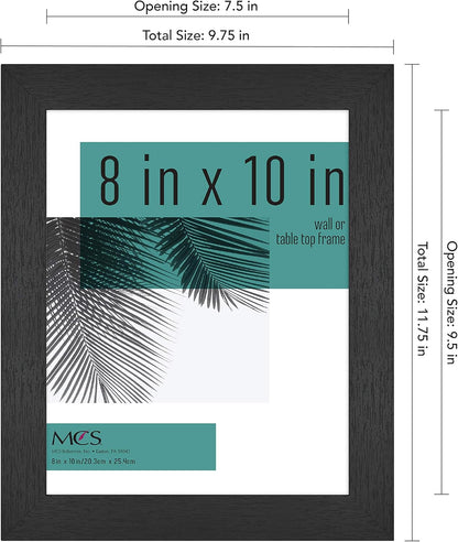 MCS Studio Gallery 16x24 Poster Frame Black Woodgrain Engineered Wood, Vertical & Horizontal Wall Hanging Large Picture Frame for Photos, Posters & Art Prints (1-Pack)