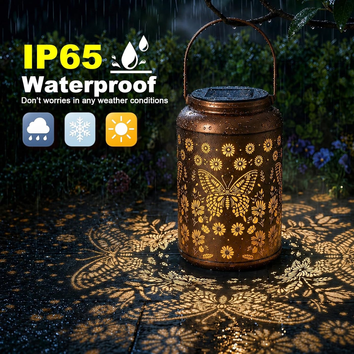 Mothers Day Gifts for Mom Grandma - Birthday Day Gifts for Women, Hummingbird Solar Lantern Outdoor Waterproof, Garden Decor