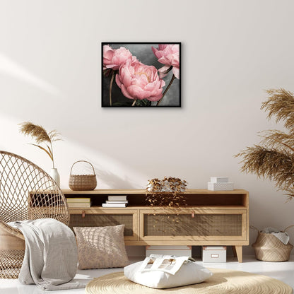 Americanflat 24x36 Poster Frame with Polished Plexiglass - Streamline Collection - Thin Border Picture Frame for Wall Display - Hanging Hardware Included - Black - Colors C