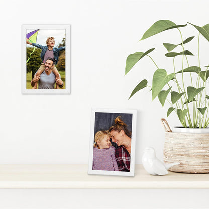Americanflat 24x36 Poster Frame with Polished Plexiglass - Streamline Collection - Thin Border Picture Frame for Wall Display - Hanging Hardware Included - Black - Colors A