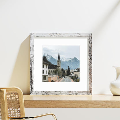 Vittanly 8x10 Picture Frames Set of 9, Shatter Resistant Plexiglass, Display 5x7 Pictures with Mat or 8x10 without Mat, Photo Frames for Wall or Tabletop, Engineered Wood, Black - Colors A