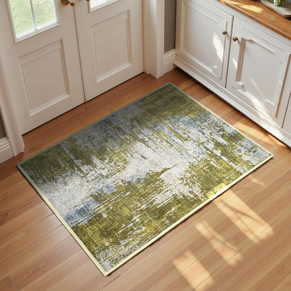 Ompaa 2x6 Rug Runners for Hallways Kitchen Runner Rug Non Slip Washable Grey Long Runner Rugs with Rubber Backing Soft Abstract Carpet Runner for Hallways, Kitchen, Bedroom, Bathroom, Entryway - Colors B