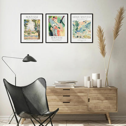 upsimples 24x36 Poster Frame Black 3 Pack, Scratch-Proof Picture Frames 24 x 36 for Photo Gallery - Slide-In Strips, Horizontal or Vertical Wall Mounting