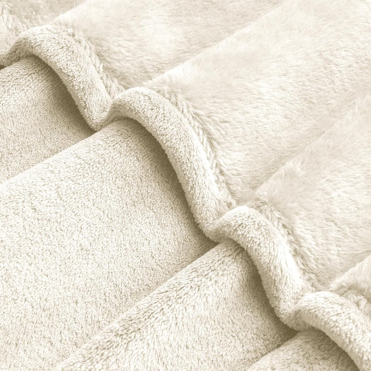 BEDELITE Fleece Blanket Black Throw Blankets for Couch & Bed, Luxury Plush Cozy Fuzzy Blanket 50x60 inches, Super Soft Warm Lightweight Throw Blanket for Travel Camping - Colors B