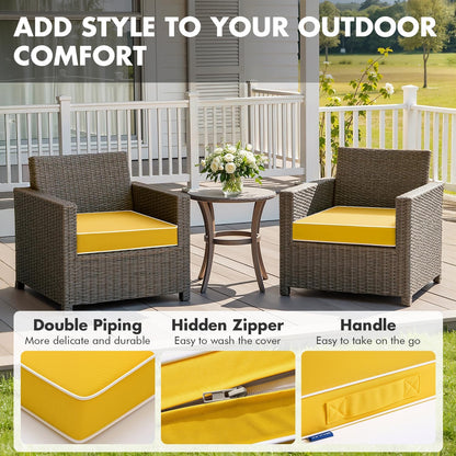 MIULEE Navy Blue 48 x 18 x 3 Outdoor Bench Cushion Waterproof Patio Chair Cushion with Adjustable Straps Set of 1 for Swing Patio Furniture 3-Year Color Fastness Garden Sofa Couch