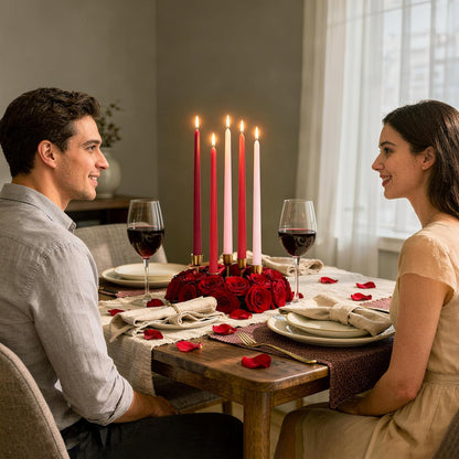 Viyffo Taper Candles, 12 Inch, 12 Pack, Brown – Unscented, Smokeless Design, Up to 8-Hour Burn – Tall Candlesticks for Table Decor, Weddings & Dinners