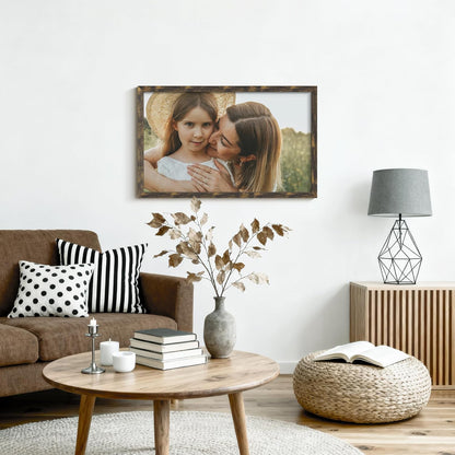 DUENPY 14x26 Collage Picture Frame 4x6 Collage Picture Frame Displays Twelve 4x6 inch Photos Available Horizontal Wall Mounting Display and Vertical Black - Colors B