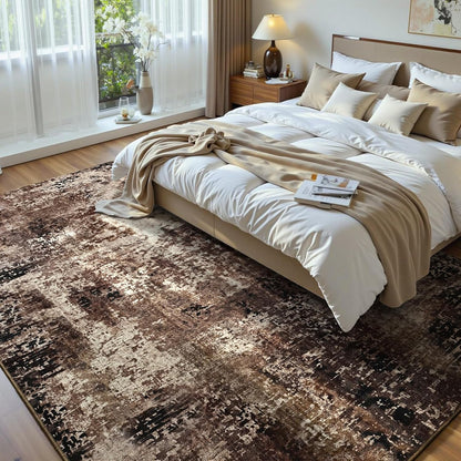 Ompaa 2x6 Rug Runners for Hallways Kitchen Runner Rug Non Slip Washable Grey Long Runner Rugs with Rubber Backing Soft Abstract Carpet Runner for Hallways, Kitchen, Bedroom, Bathroom, Entryway - Colors A