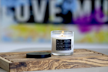 Lulu Candles | Jasmine, Oud & Sandalwood | Luxury Scented Soy Jar Candle | Hand Poured in The USA | Highly Scented & Long Lasting (9 Oz.)