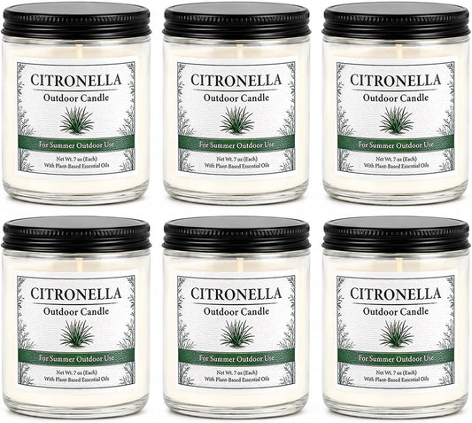 6 Pack Scented Candles Gift Set, Long Lasting Aromatherapy Candles for Home, 37.8 oz 300 Hour Burn, Lavender Jasmine Vanilla Sage Sandalwood Rose Eucalyptus Mint, Gifts for Women