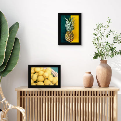 Americanflat 12x18 Poster Frame with Shatter-Resistant Glass - Signature Collection - Gallery-Style Frames Made of Engineered Wood - Photo Frame for Wall Display - Black - Colors B