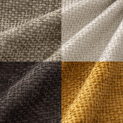 MIULEE Pack of 4 Couch Throw Pillow Covers 18x18 Inch Neutral Soft Decorative Chenille Pillow Covers Farmhouse Boho Cushion Covers for Mid Century Modern Spring Home Decor Sofa Bedroom Living Room