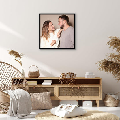 Americanflat 24x36 Poster Frame with Polished Plexiglass - Streamline Collection - Thin Border Picture Frame for Wall Display - Hanging Hardware Included - Black - Colors C