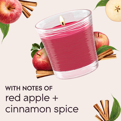 Glade 1-Wick Scented Candle Jar, Angel Whispers, Air Freshener Infused with Essential Oils, 4.08 Oz, 2 Count