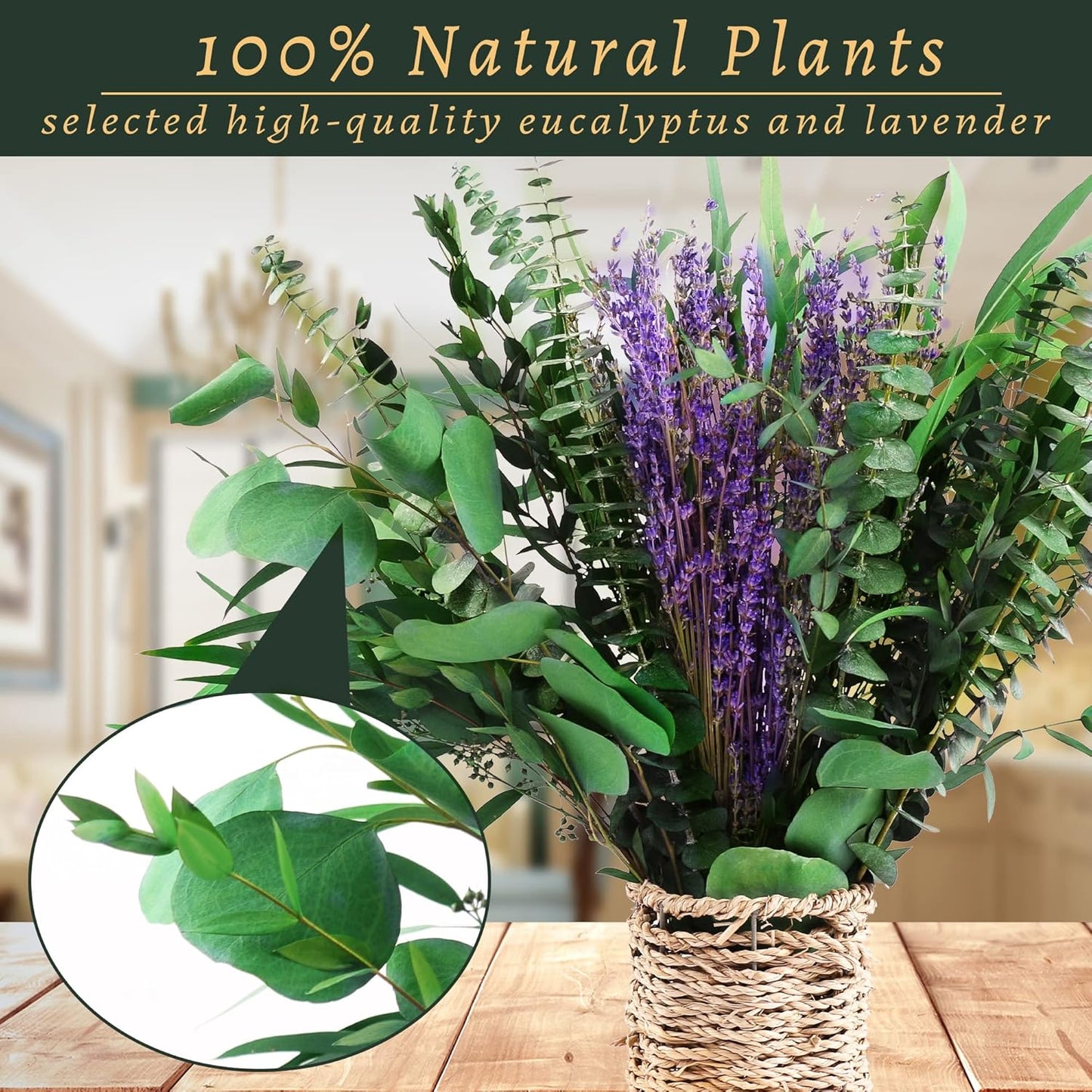 30 Pcs Dried Preserved Eucalyptus Stems Shower Bundle, 9oz 17" 100% Natural Fresh Eucalyptus Plant, Real Eucalyptus Leaves Branches for Shower Vase Filler, Dried Flowers Arrangement Home Decor