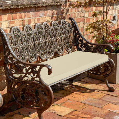 Outdoor Bench Cushions 48 x 18 Inch Thick Waterproof Porch Swing Cushions with Tie Patio Furniture Chair Cushion Bench Pad 5 Year Color Fastness Backyard Seat Pads Navy
