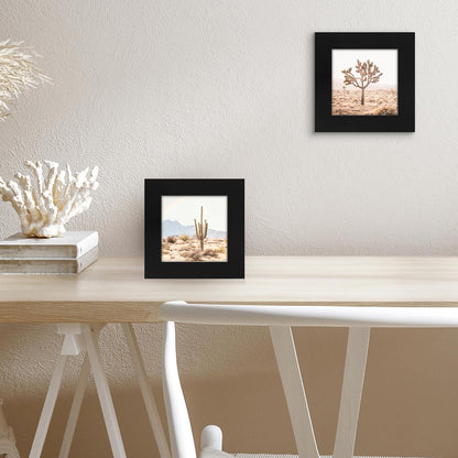 Americanflat 12x18 Poster Frame with Shatter-Resistant Glass - Signature Collection - Gallery-Style Frames Made of Engineered Wood - Photo Frame for Wall Display - Black - Colors A
