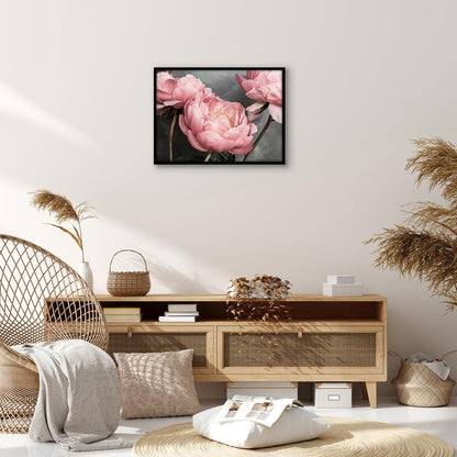 Americanflat 24x36 Poster Frame with Polished Plexiglass - Streamline Collection - Thin Border Picture Frame for Wall Display - Hanging Hardware Included - Black - Colors B