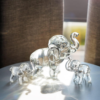 HDCRYSTALGIFTS 3.3'' Crystal Bird Figurine Collectible Art Glass Animal Figurines Table Home Decor Paperweight Valentine’s Day for Women
