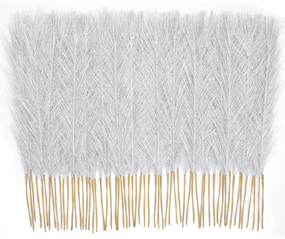 50pcs Pampas Grass 17in for Living Room Decor, Blush Pink Pampas Grass Decor, Fluffy Pink Flowers for Home Birthday Bathroom Baby Shower Wall Bow Decor(Blush & Cream & Pink)