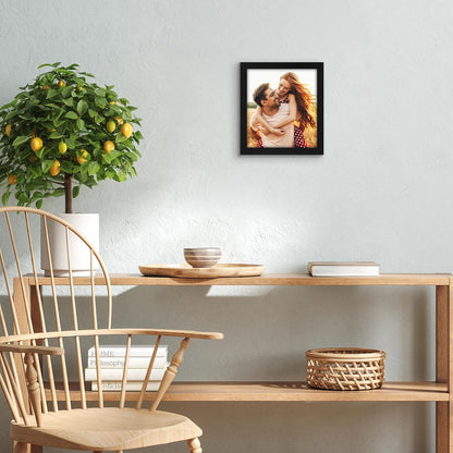 Americanflat 12x18 Poster Frame with Shatter-Resistant Glass - Signature Collection - Gallery-Style Frames Made of Engineered Wood - Photo Frame for Wall Display - Black - Colors B