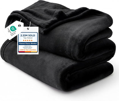 Bedsure GentleSoft Fleece Throw Blanket for Couch Grey - Lightweight Plush Fuzzy Cozy Soft Blankets and Throws for Sofa, Couch, Travel, Camping, 50x60 inches - Colors A