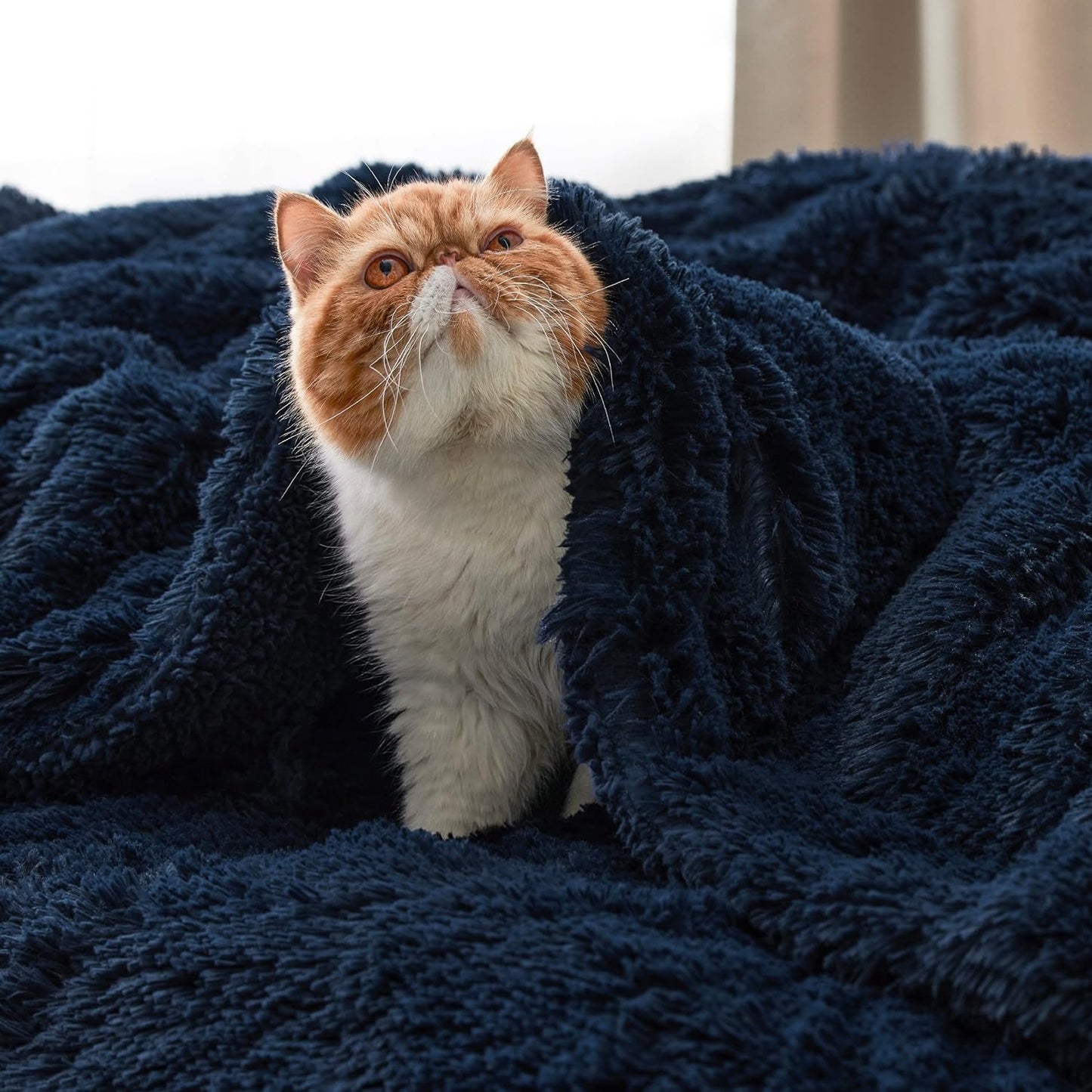 Bedsure GentleSoft Fluffy Fuzzy Faux Fur Throw Blanket for Couch, Soft Sherpa Fleece Cozy Gifts for Women, Plush Bed Blanket Room Decor for Men, Thick Warm Minky Teen Gifts Winter Bedding
