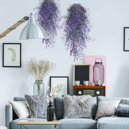 RECUTMS Fake Hanging Plants Artificial Ferns for Outdoor Hanging Faux Plants Vine Ivy Faux Fern Hanging Vines Wall Plants for Home Garden Party Wedding Decor (White 4P)
