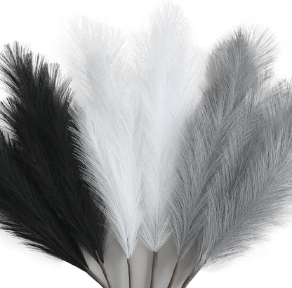 ZIFTY 7-Pcs 38"/3.1FT Faux Pampas Grass Large Tall Fluffy Artificial Fake Flower Bedroom Decor Boho Decor Bulrush Reed Grass for Vase Filler Farmhouse Home Wedding Decor (Beige Mixed)